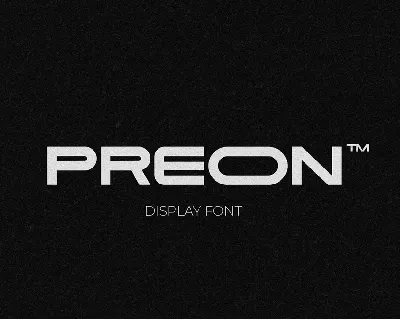 Preon font