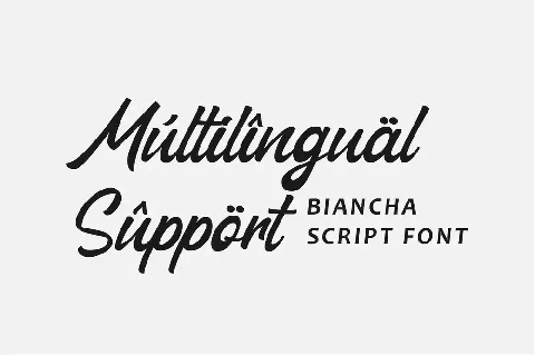 Biancha Brush Script font
