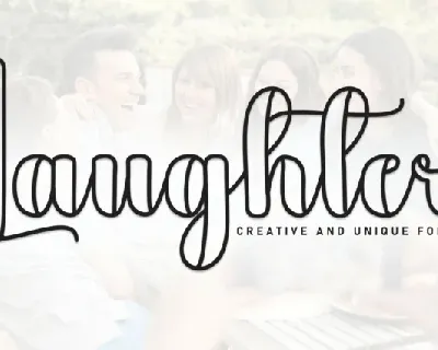 Laughter Script font