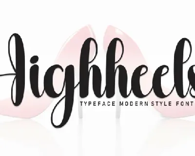 Highheels Script font