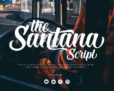 The Santana Script font