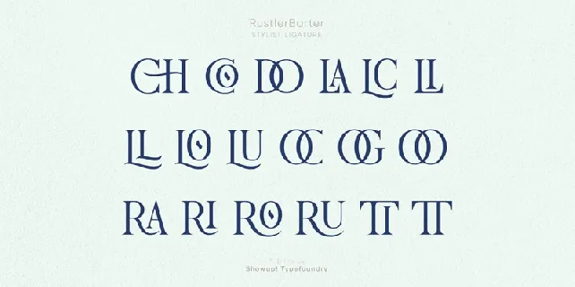 Rustler Barter font