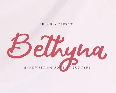 Bethyna font