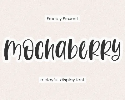 Mochaberry Demo font