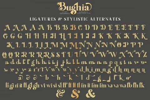 Bughia Serif font