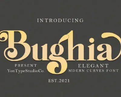 Bughia Serif font