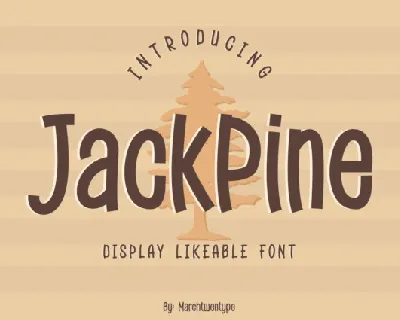 Jack Pine font