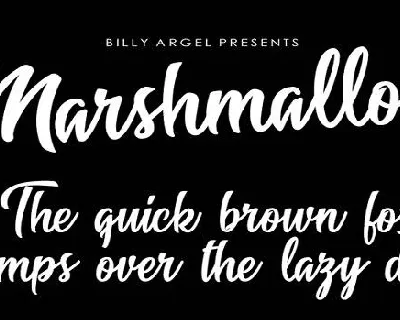 Marshmallow font