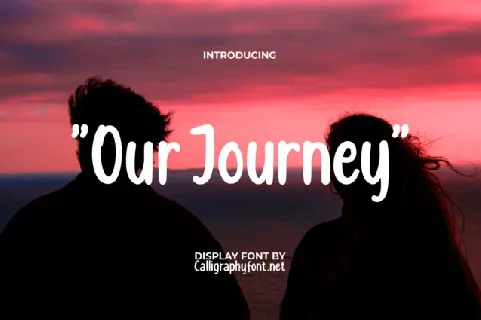 Our Journey font