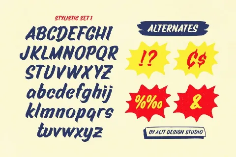 Centory of Brush font