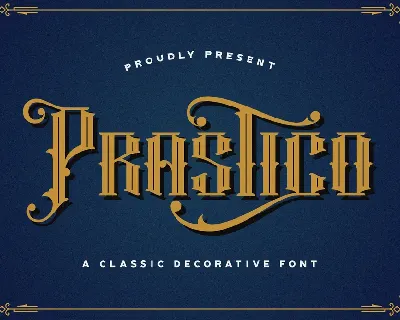 Prastico font