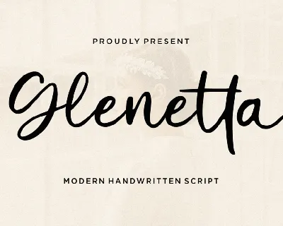 Glenetta Demo font