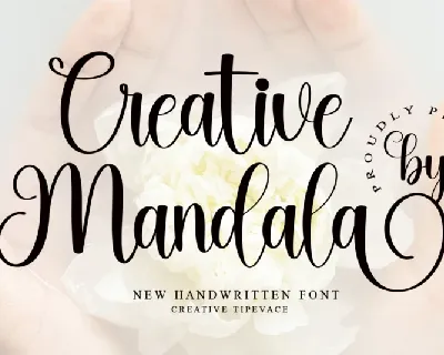 Creative By Mandala font