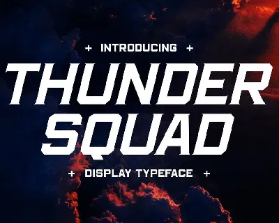 Thunder Squad font