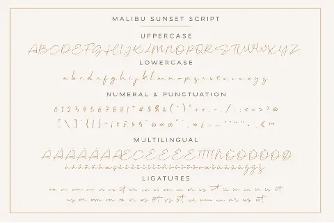 Malibu Sunset Free font
