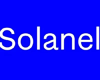 Solanel Family font