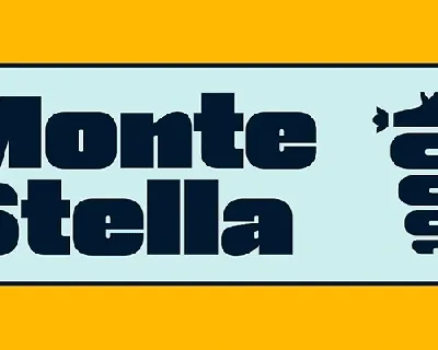 Monte Stella Family font