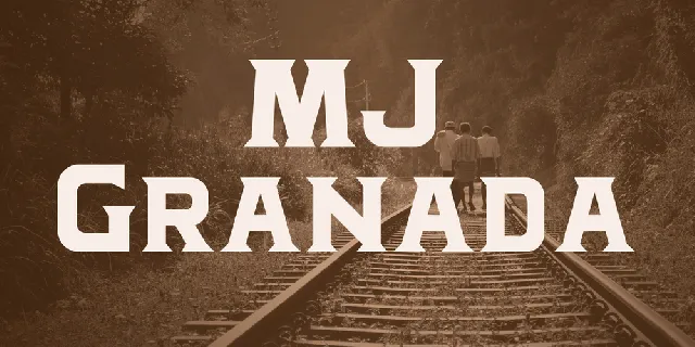 MJ Granada font