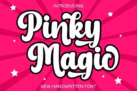 Pinky Magic font