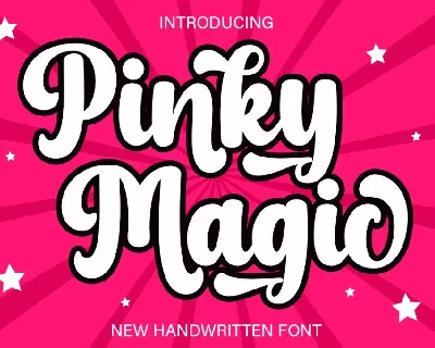 Pinky Magic font