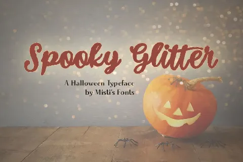 Spooky Glitter font