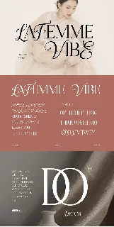 Lafemme Vibe font