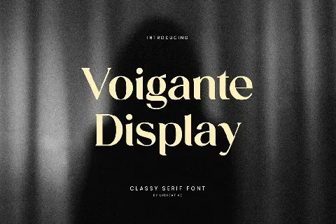 Voigante font