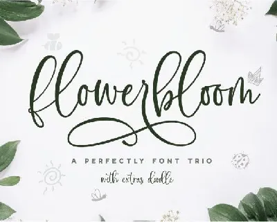 Flowerbloom font
