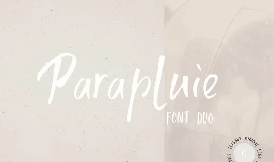 Parapluie Duo font