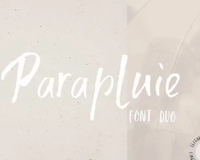 Parapluie Duo font