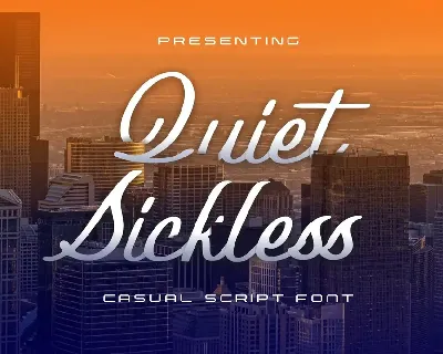 Quiet Sickless Demo Version font