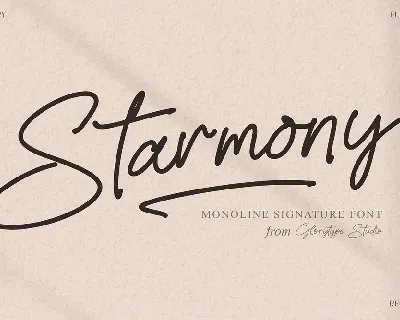 Starmony font