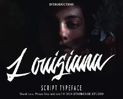 Louisiana font