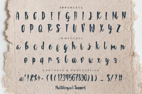 Summeria Handbrush Script font