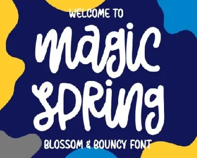 Magic Spring Script font