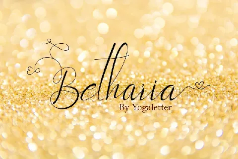 Betharia Modern Calligraphy font