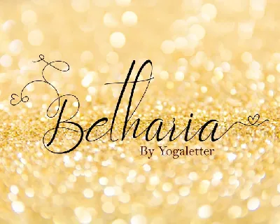 Betharia Modern Calligraphy font