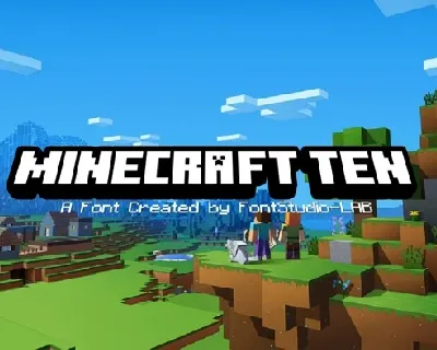 MineCrafter Techno font