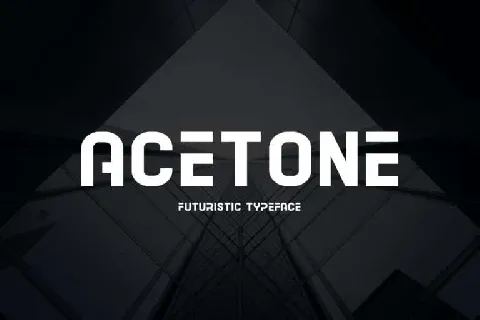 Acetone font
