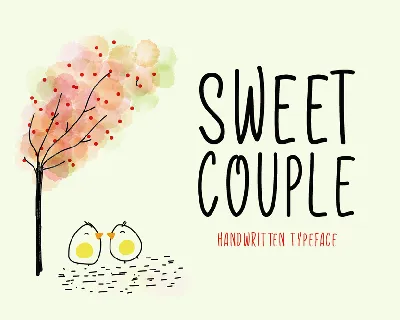 Sweet Couple font