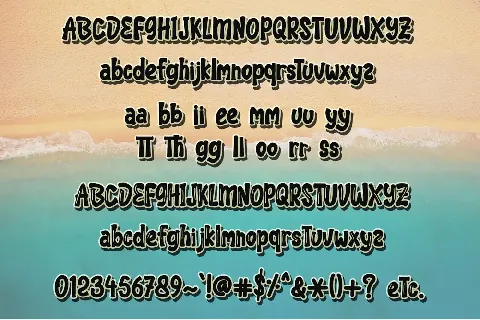 Summer Holiday - Personal Use font