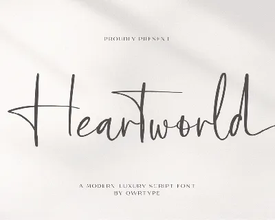 Heartworld font