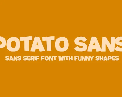Potato sans font