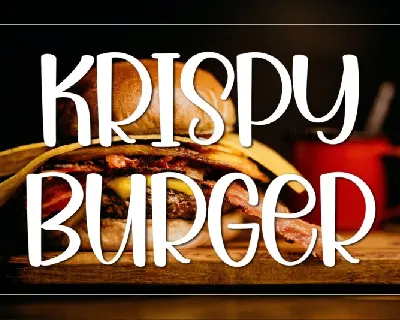 Krispy Burger Typeface font