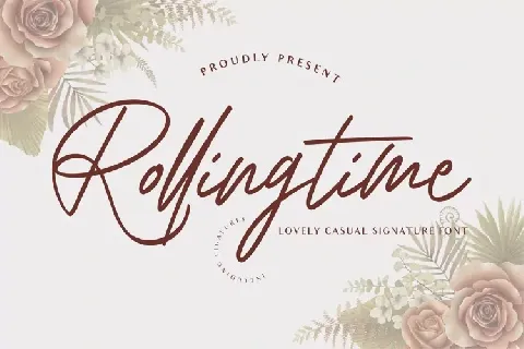 Rolling Time font