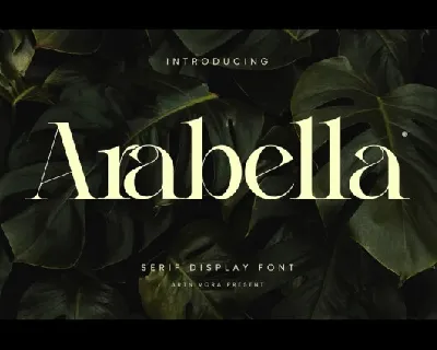 Arabella Serif font