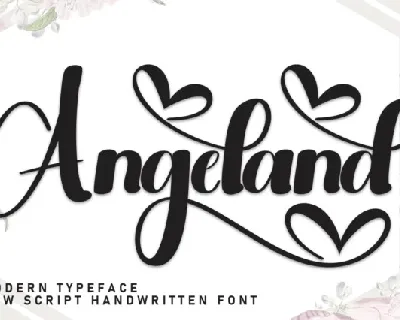 Angeland Script font