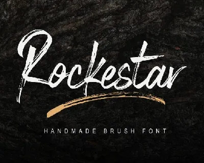 Rockestar Brush font