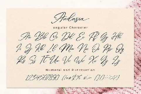 Andasia Script font