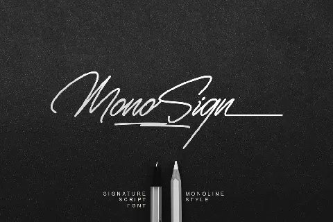 Monosign font